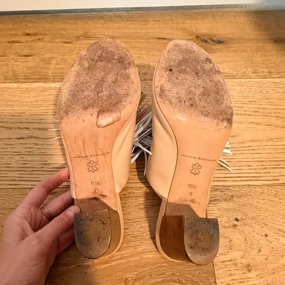 Loeffler Randall Fringed Mules - Picture 5 of 6